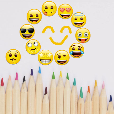 MORCART emoji magnets ideal for kids' rooms and school projects.