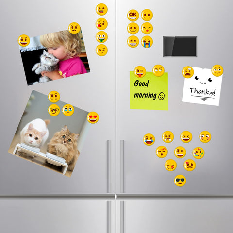 MORCART emoji magnets brighten lockers with friendly visuals.