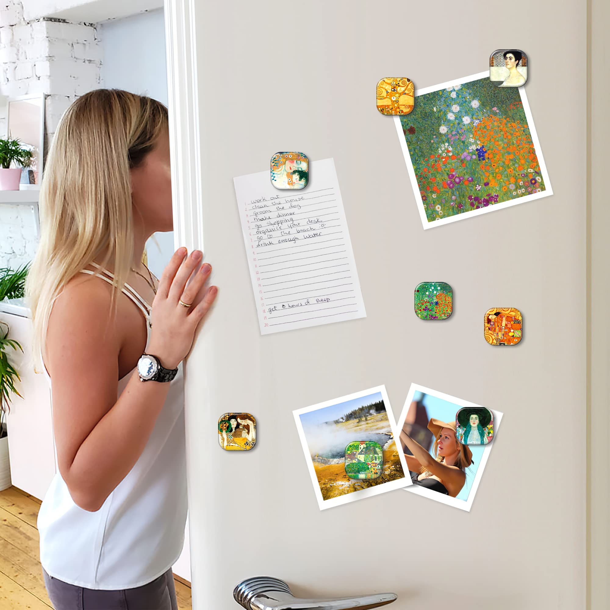 MORCART Klimt magnets in gift-ready packaging