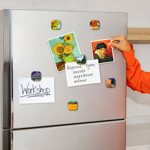 MORCART Van Gogh magnets come in a storage box for gifting