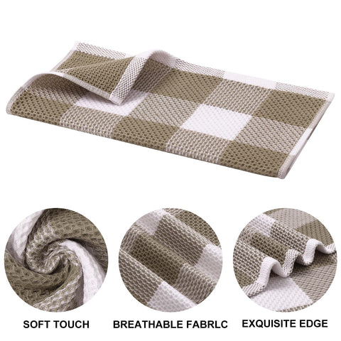 Mordimy waffle weave close-up highlights plush texture and quick drying.