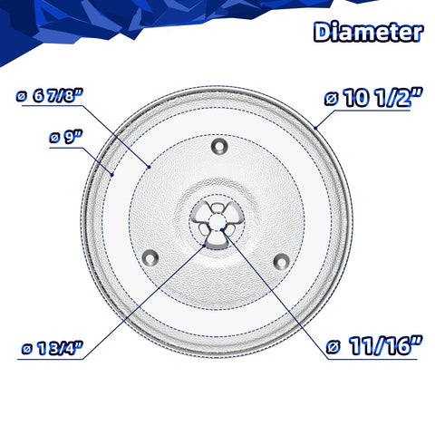 MorefaLife glass turntable compatibility list shows broad model support