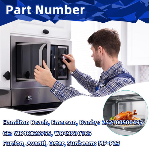 MorefaLife heat-resistant, durable glass ensures reliable microwave replacement