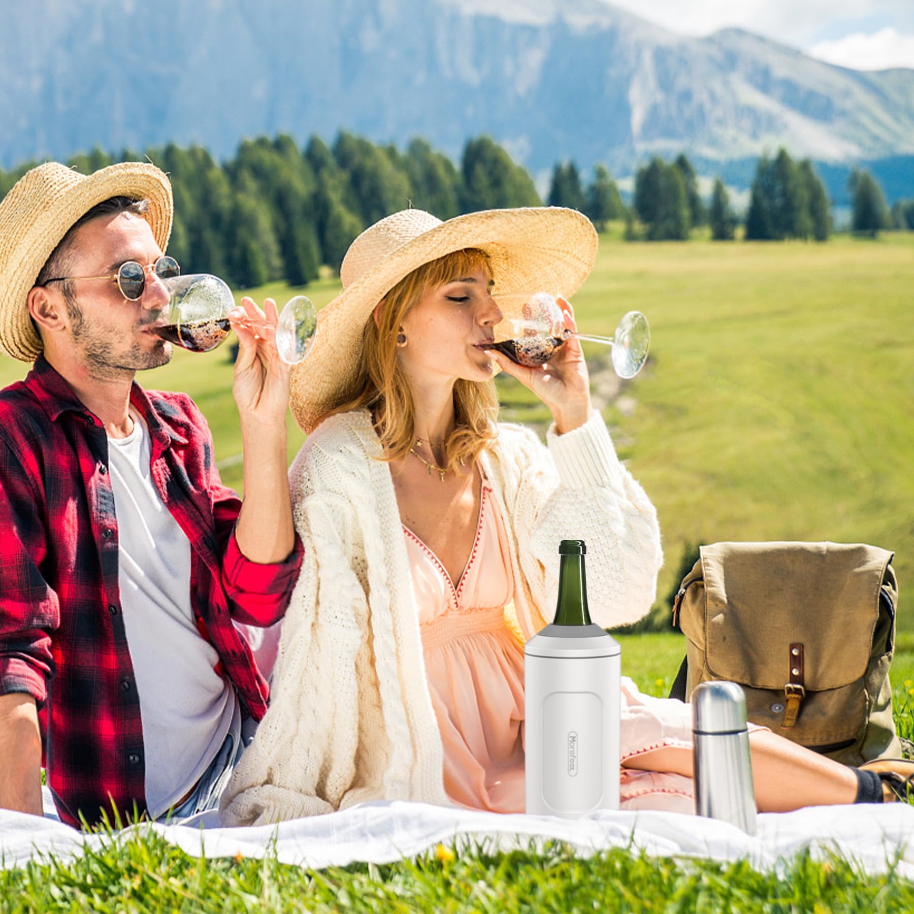 MoreFeel elegant champagne cooler adds style to table settings