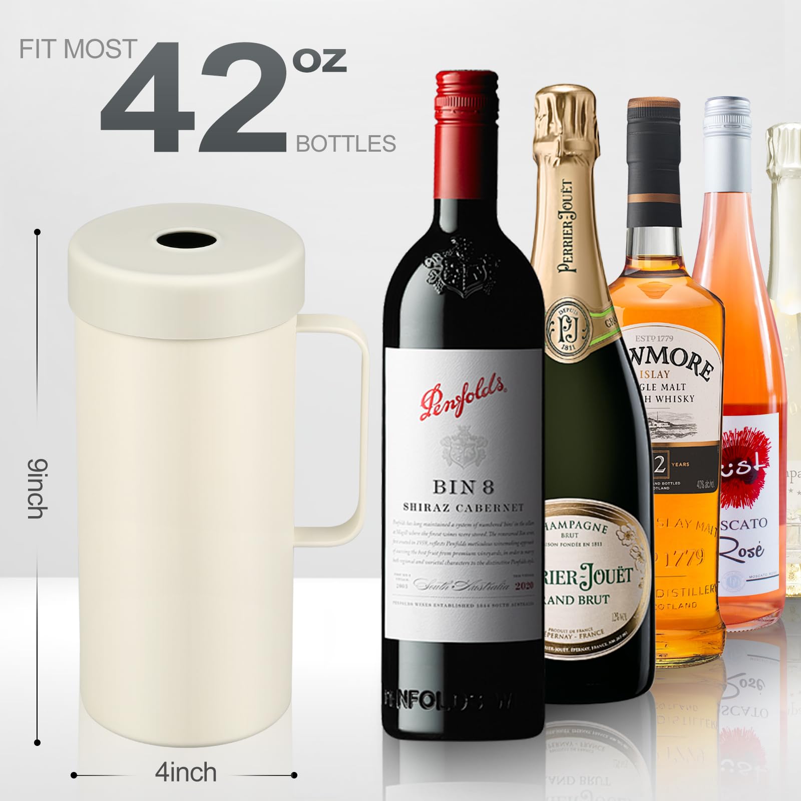 MoreFeel vacuum-sealed lid enables drip-free pouring and versatile tumbler use