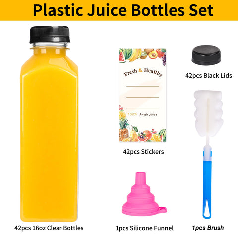 Moretoes bottle with funnel and sponge brush included in kit