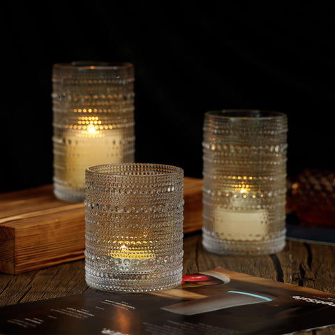 Moretoes 12-piece set with 6 highball and 6 cocktail glasses.