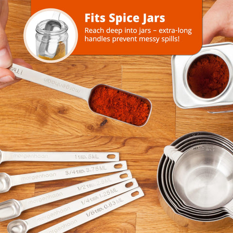 Morgenhaan dishwasher-safe stainless steel construction
