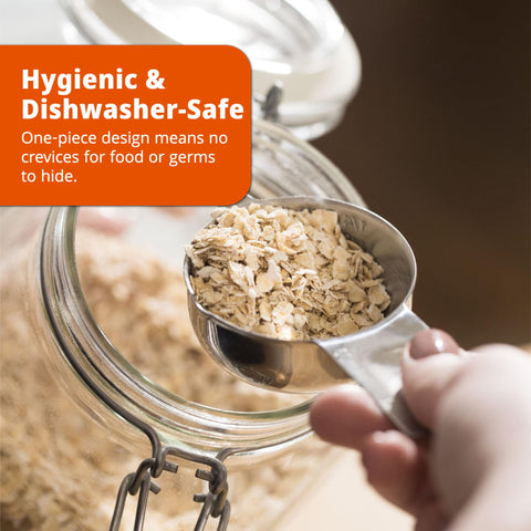 Morgenhaan 304 stainless steel set is dishwasher safe for easy cleanup