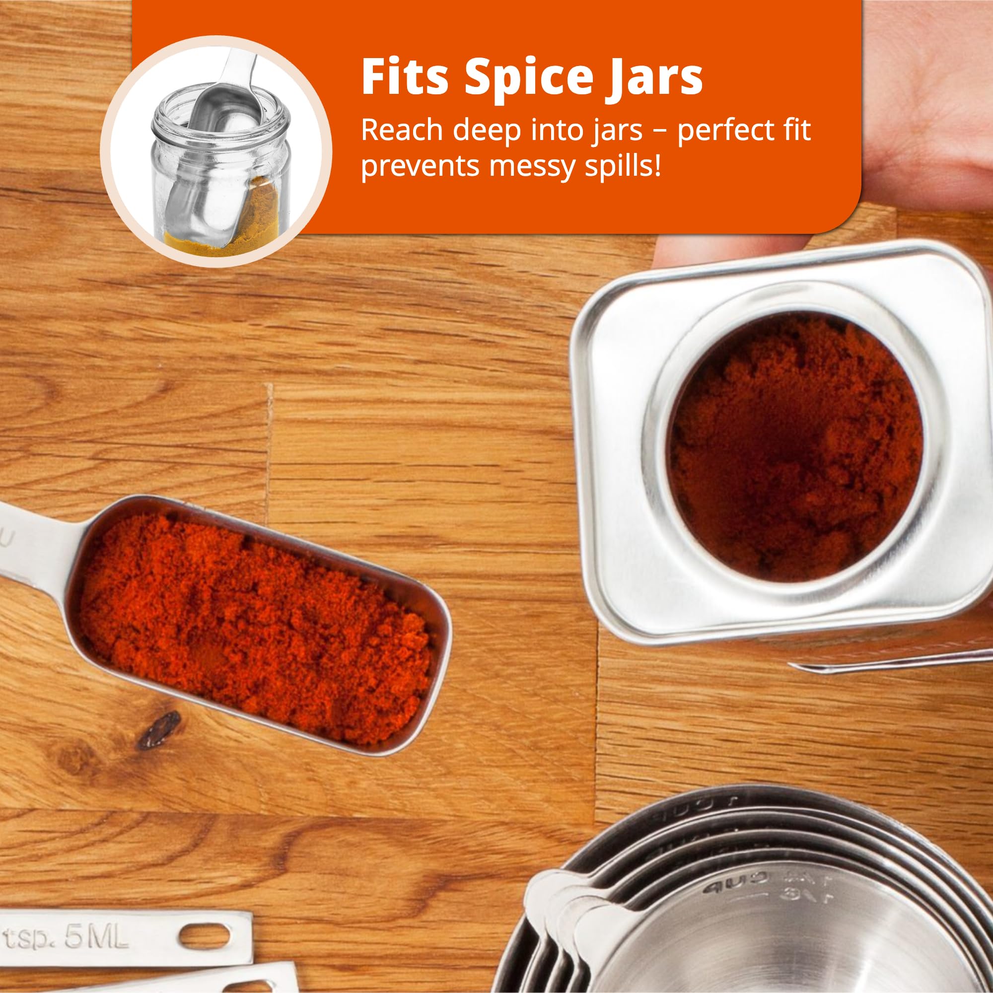 Morgenhaan measuring kit with engraved markings for accurate measurements