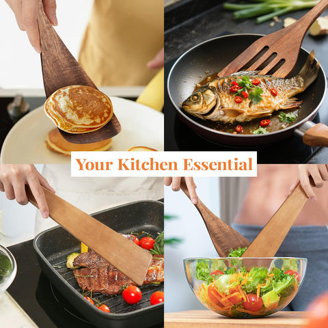 MORGLES dry-storage ready wooden utensils keep the kitchen organized and accessible.