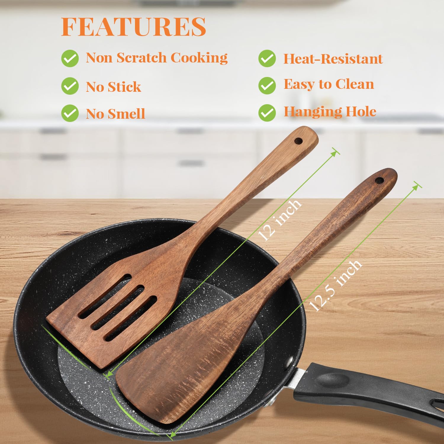 MORGLES extended-handle design provides splash protection and secure grip during cooking.
