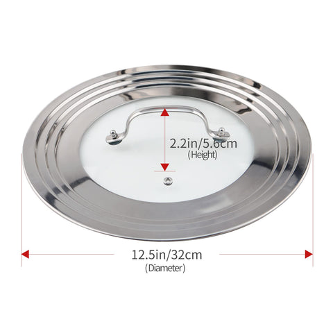 Morikavo lid on a 7–9 inch pot shows a secure, tight fit.