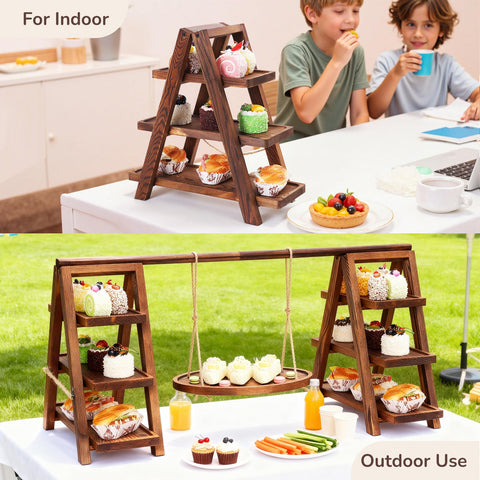 MORITECK swing-frame decorates with faux greenery for personalization
