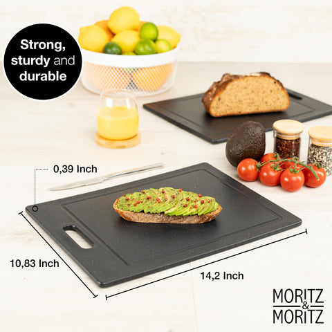 Moritz & Moritz cutting boards include a hanging hole for storage