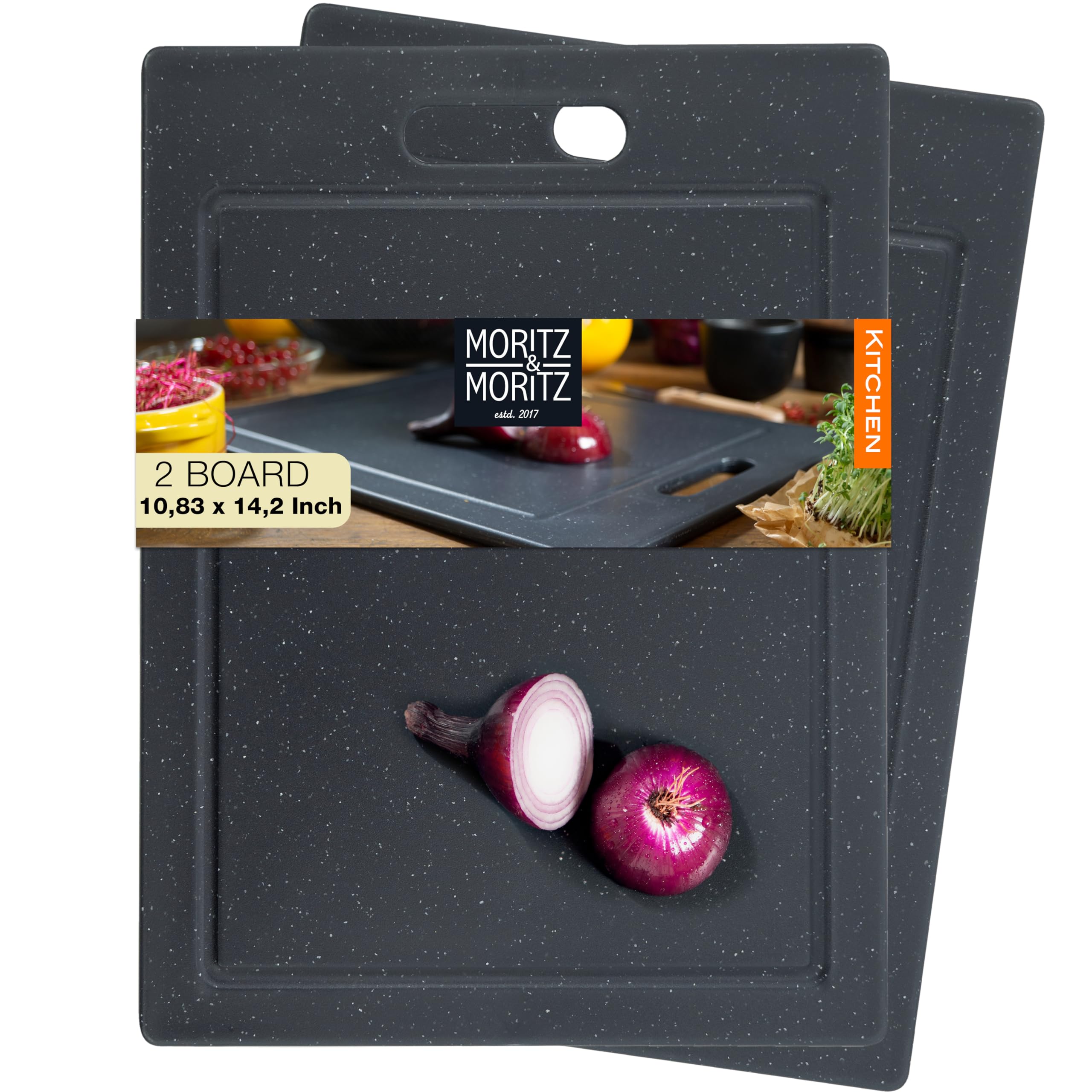 Moritz & Moritz cutting boards with granite-look finish for stylish prep