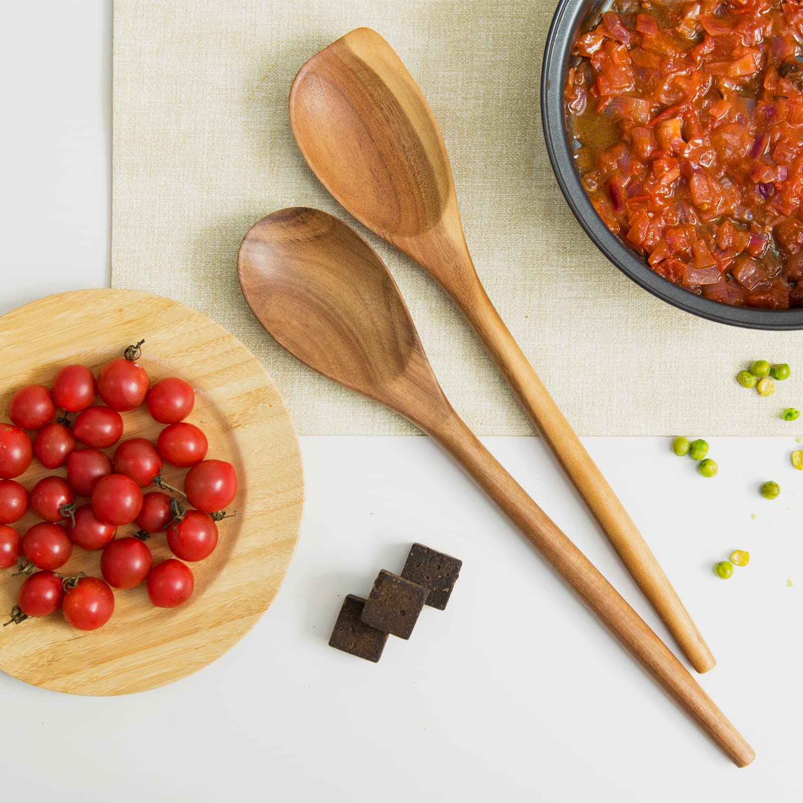 MornHalo ergonomic grip spoon for comfortable cooking