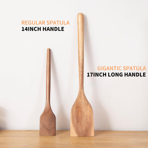 MornHalo wooden spoon used as mash paddle in a busy kitchen scene.