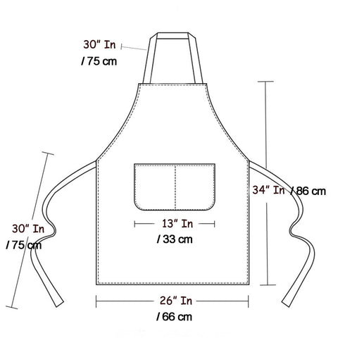 MORNITE apron offers three-level snaps for quick one-handed adjustments.