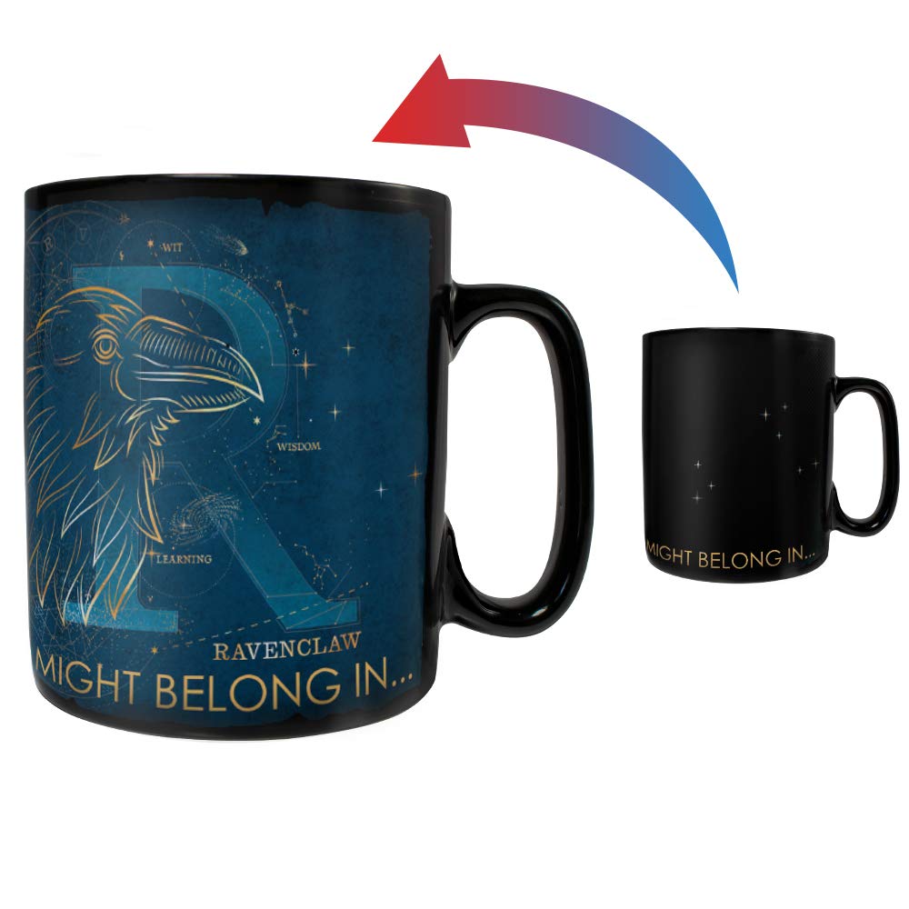 Morphing Mugs Harry Potter Ravenclaw crest reveal with hot liquid, ideal display piece