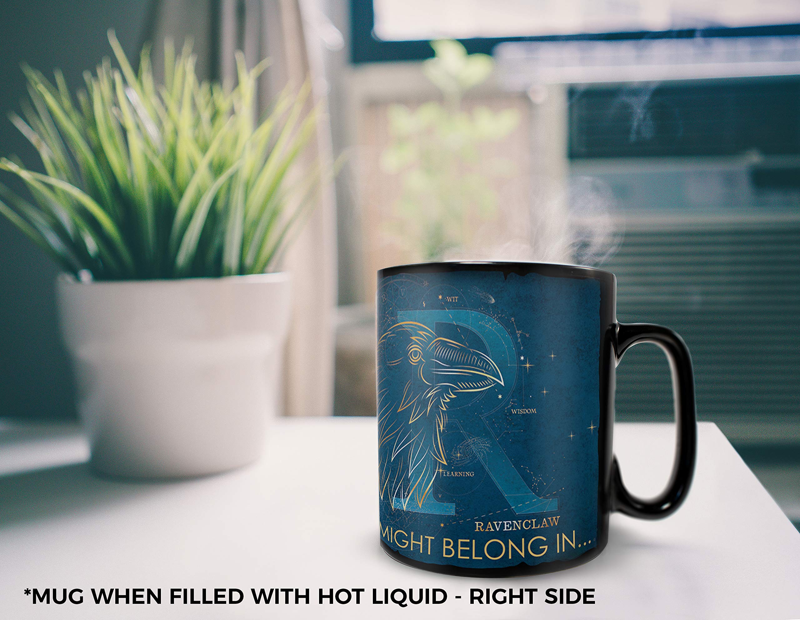 Morphing Mugs Sorting Hat moment shows house choice as beverage warms