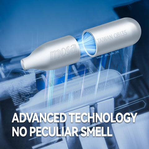 Mosa 8g cartridge designed for practical kitchen use and easy storage