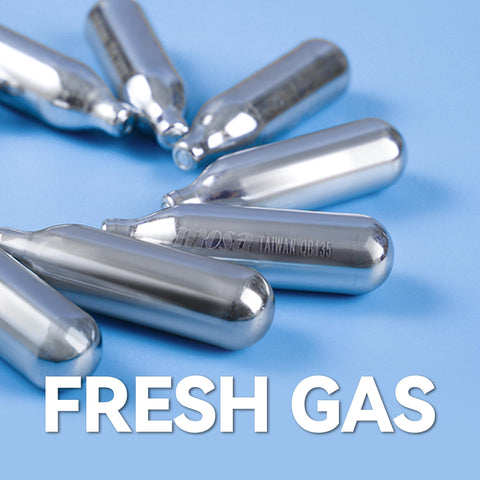 Mosa 8g cartridge stored in a cool, dry place preserves readiness