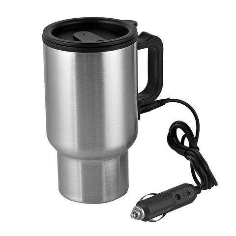 MOSANDON 12V car heated mug in-cup-holder keeps your coffee warm on the road.