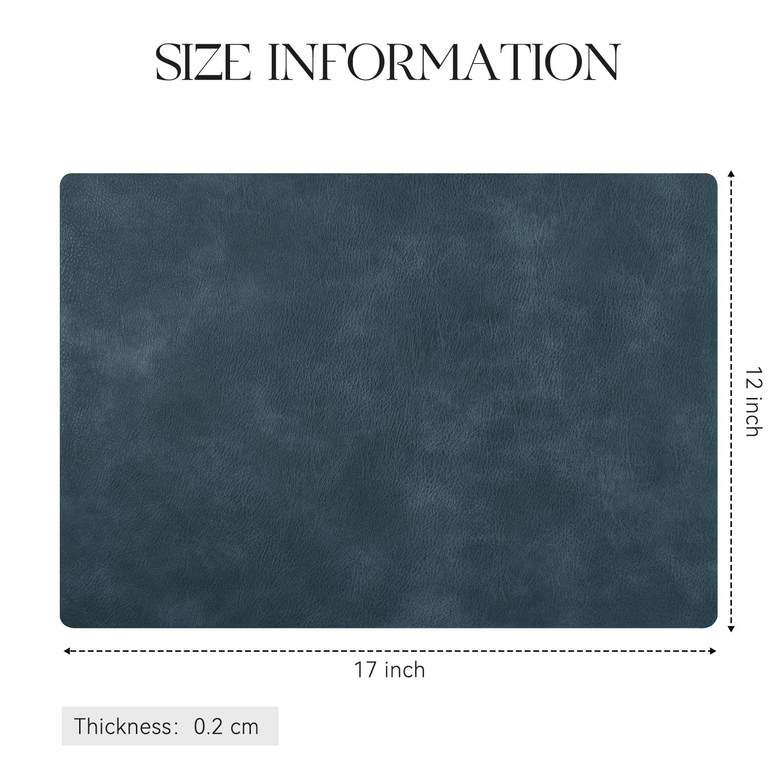 MOSAYT placemats suitable for indoor and outdoor table setups.