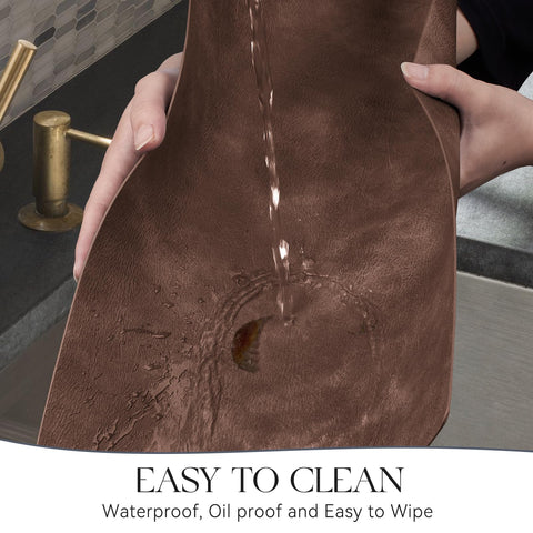 MOSAYT placemats are waterproof and wipe-clean for quick spill cleanup.