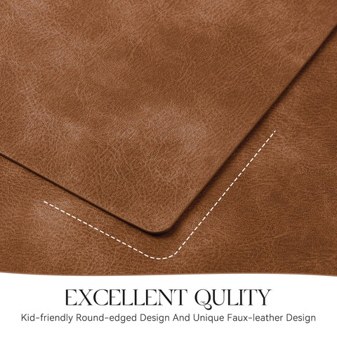 MOSAYT reversible design shown for two looks in one placemat set.