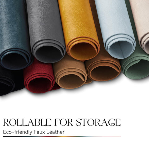 MOSAYT vinyl placemats beige wipe-clean for easy maintenance.
