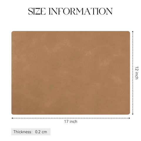 MOSAYT vinyl placemats camel compact roll storage for easy closet organization
