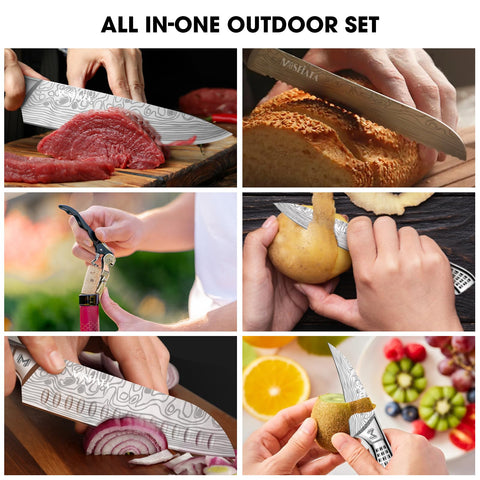 MOSFiATA 7 inch boning knife for meat prep and trimming
