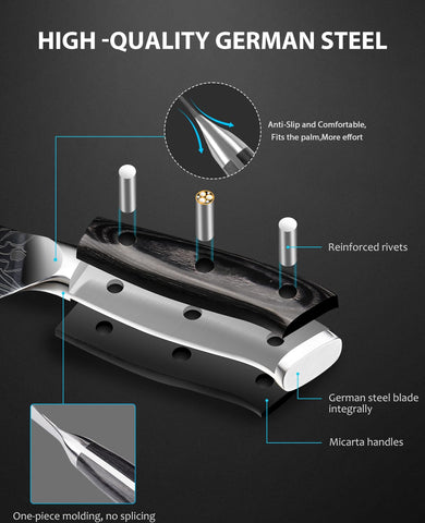 MOSFiATA finger guard protects fingers during precise chopping.