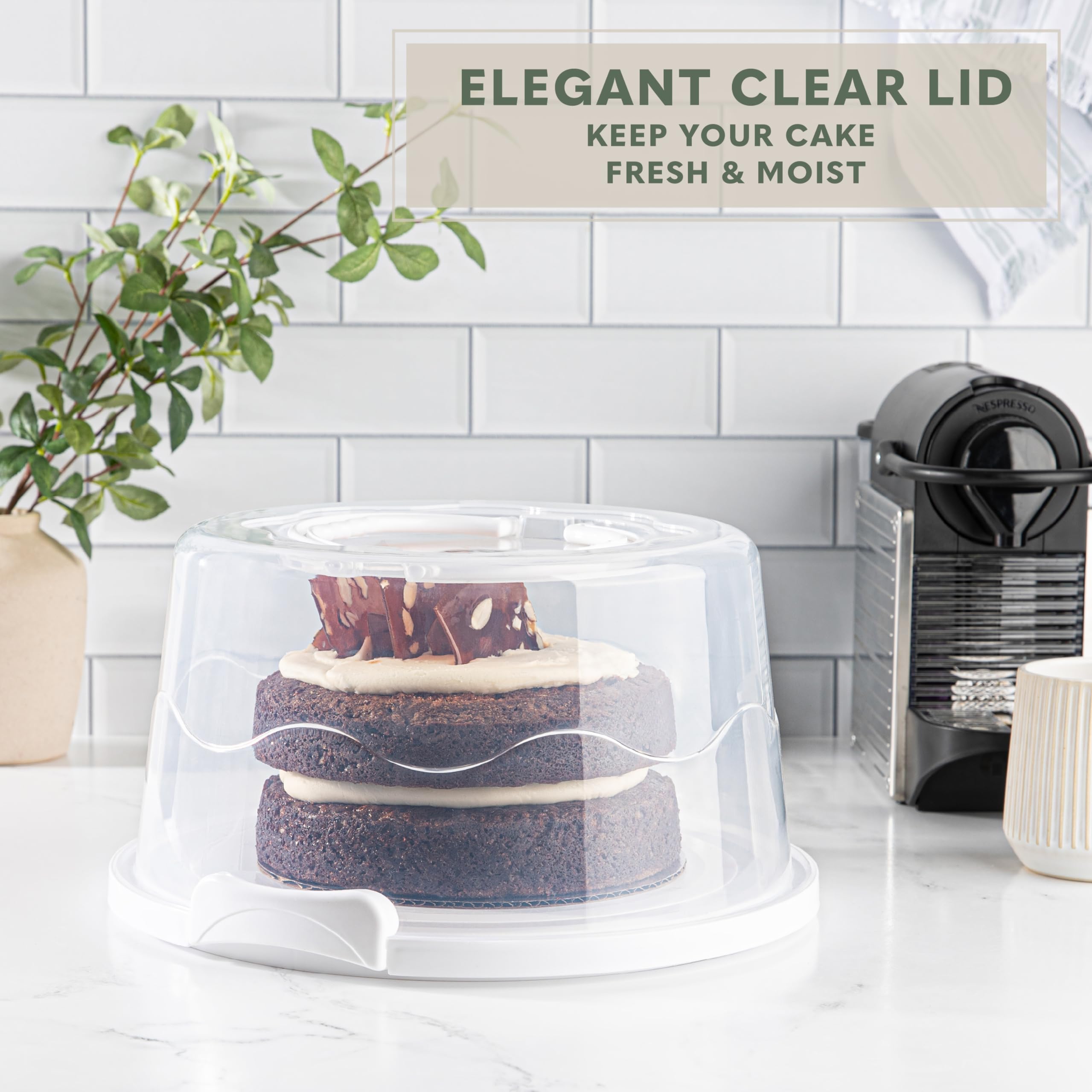MosJos 13x13-inch size fits large cakes and layered desserts