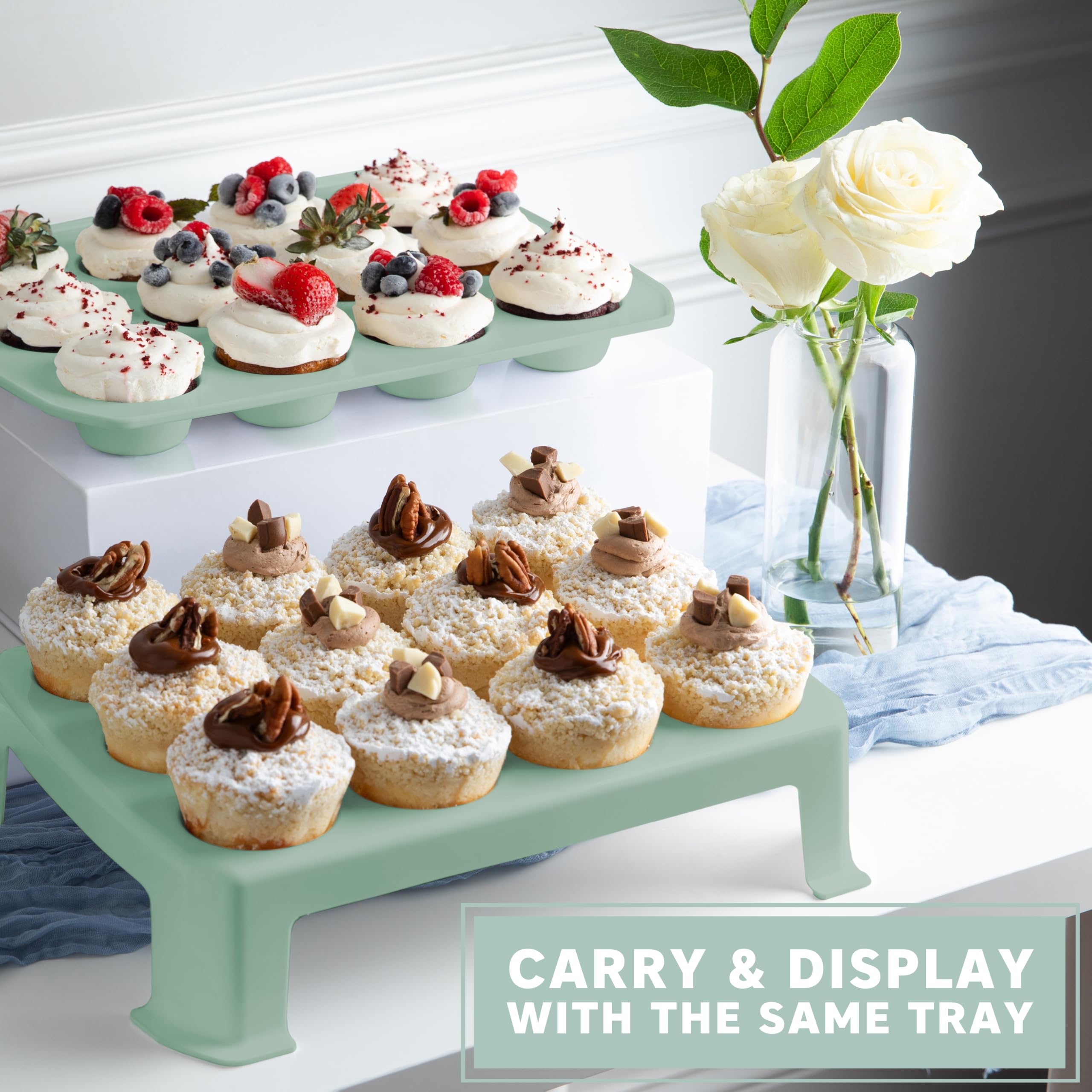 MosJos carrier bottom tray folded for compact storage.