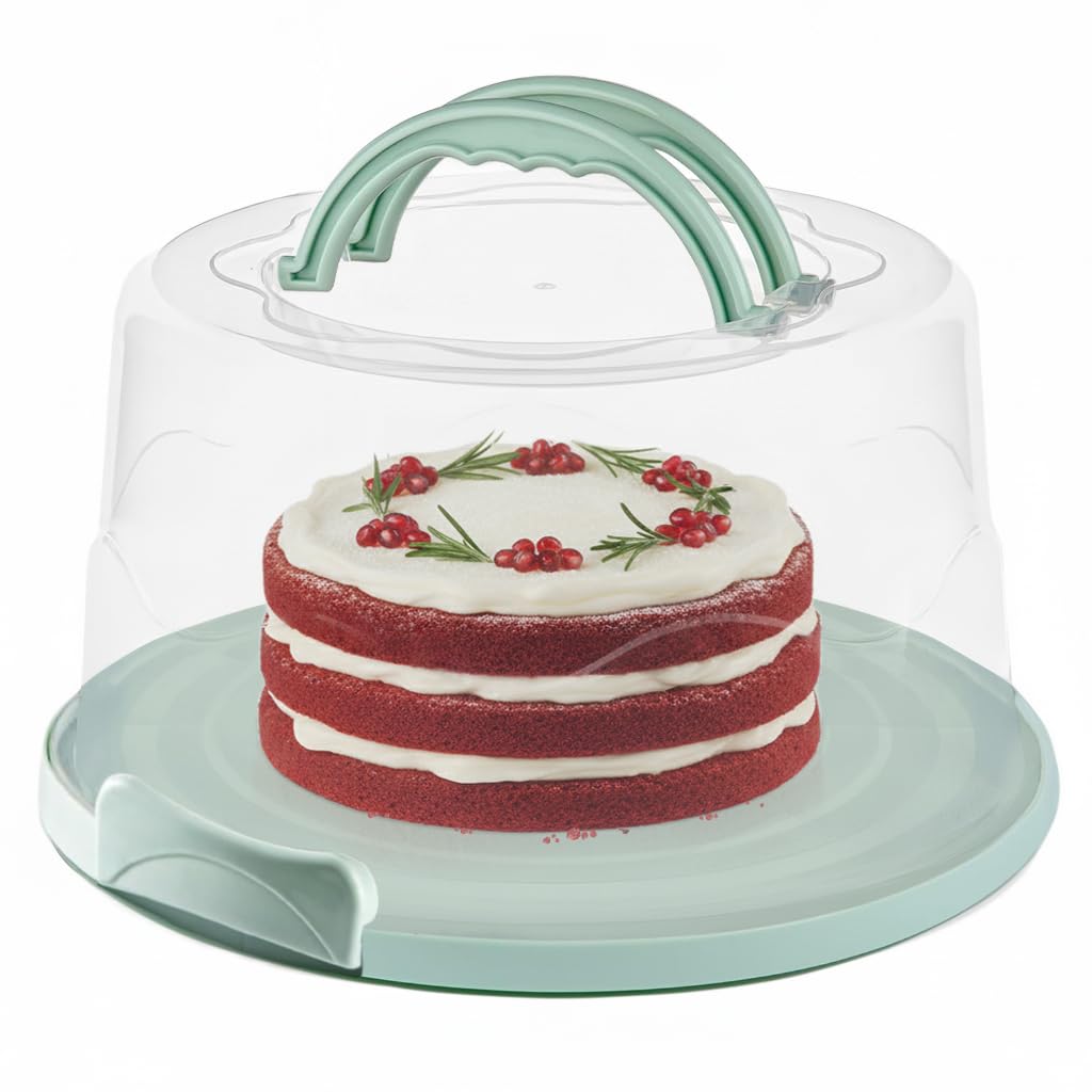 MosJos extralarge cake carrier lid keeps your dessert secure while showcasing it.