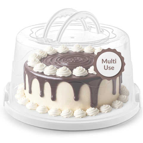 MosJos fits a 10-inch cake with multiple icing layers