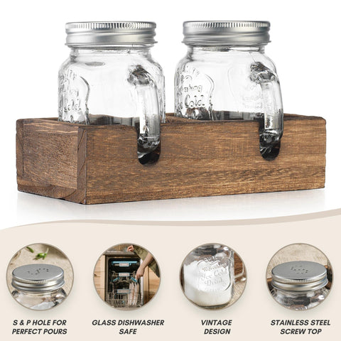 MosJos Mason Jar glass detail highlighting vintage charm and usability