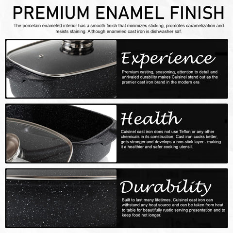 Moss & Stone nonstick coating roaster for easy food release