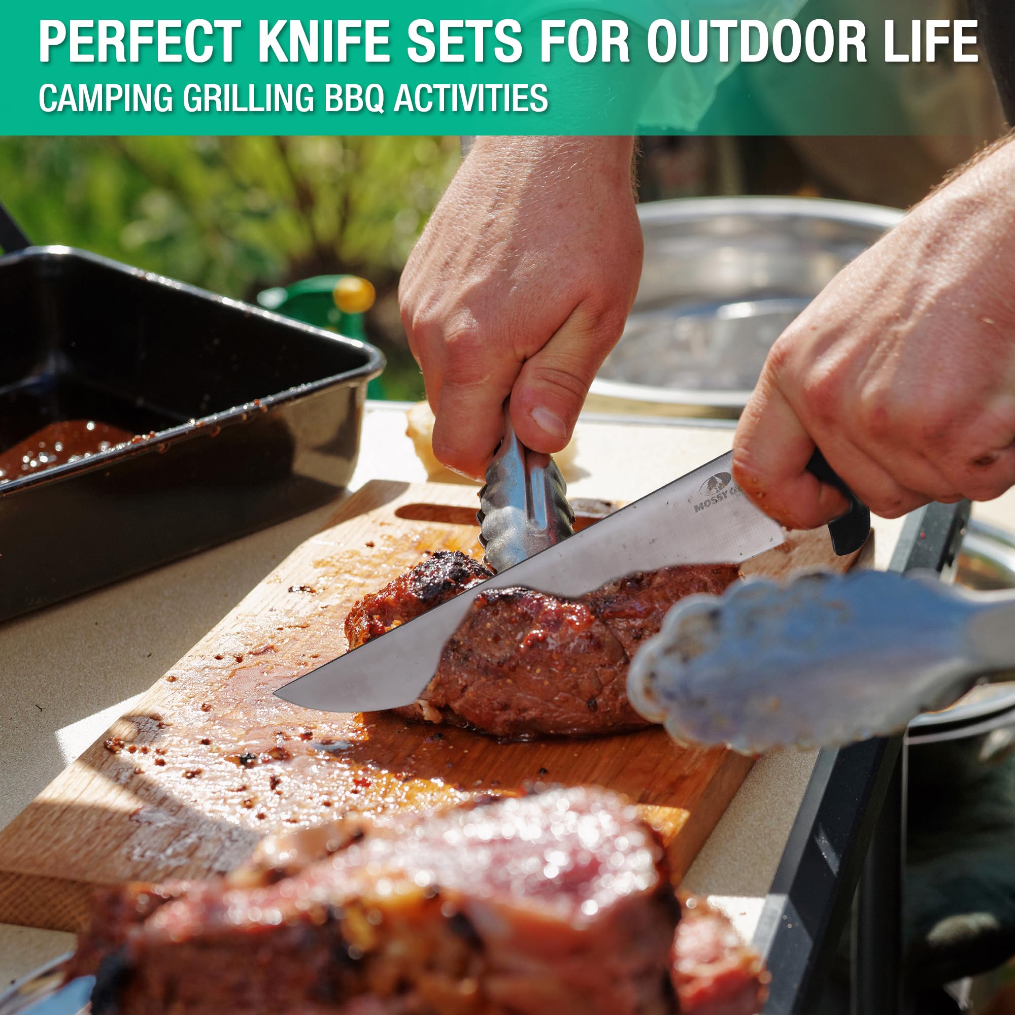 Mossy Oak 6in fillet knife close focus for delicate fish prep