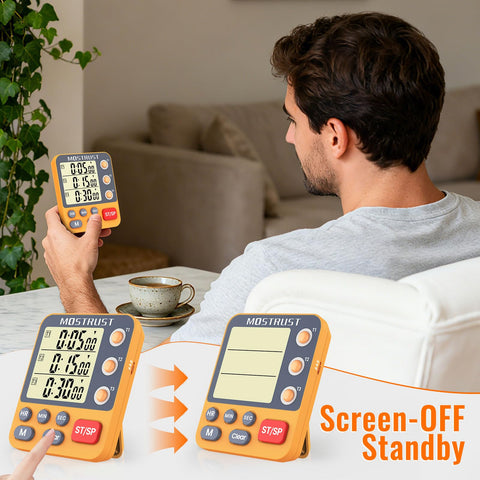 MOSTRUST magnetic back and stand offer flexible placement options.