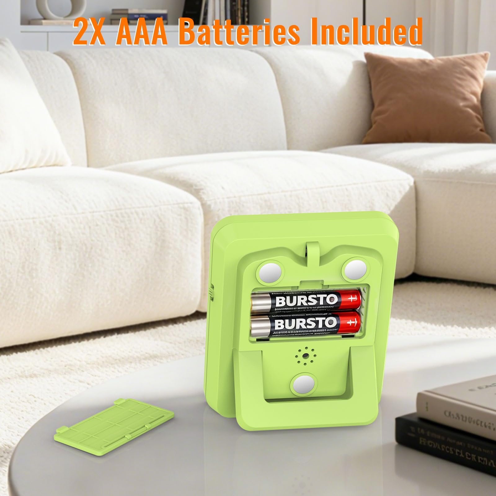 MOSTRUST adjustable volume and red light alert for visible reminders