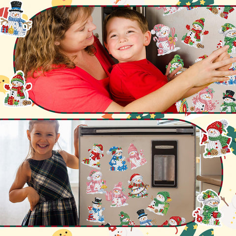 Motipuns magnet set with tools enables easy DIY diamond painting at home
