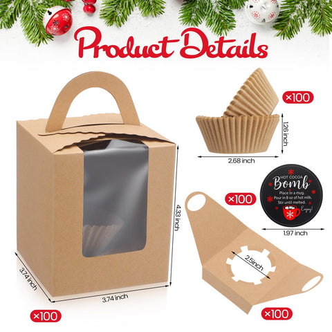 Motiskyy kraft paper boxes with window provide premium unboxing feel.