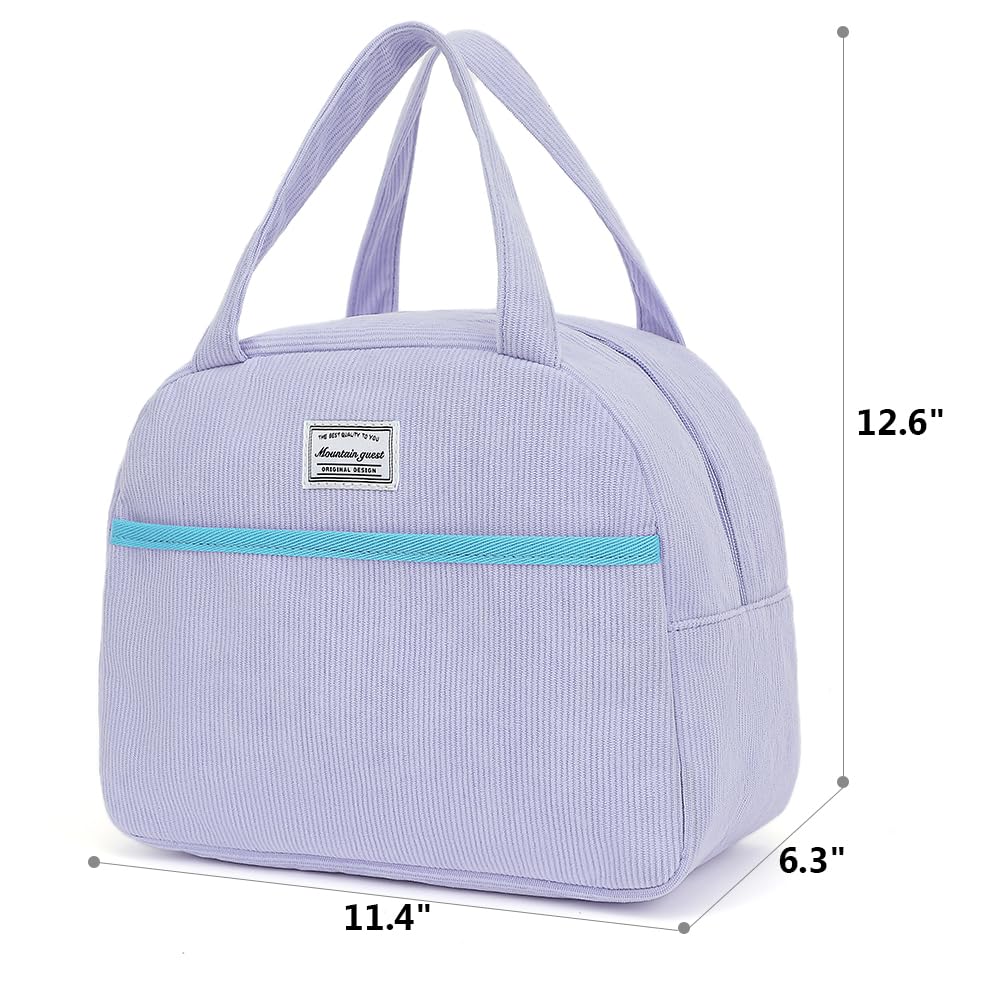 Mountain guest lunch bag open-top compartment for easy meal access.