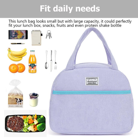 Mountain guest lunch bag insulation and lining keep food fresh during outings.