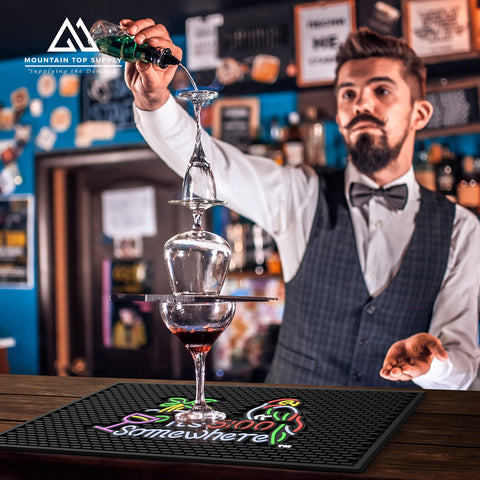 Mountain Top Supply colorful bar mat adds style and quick-drying performance
