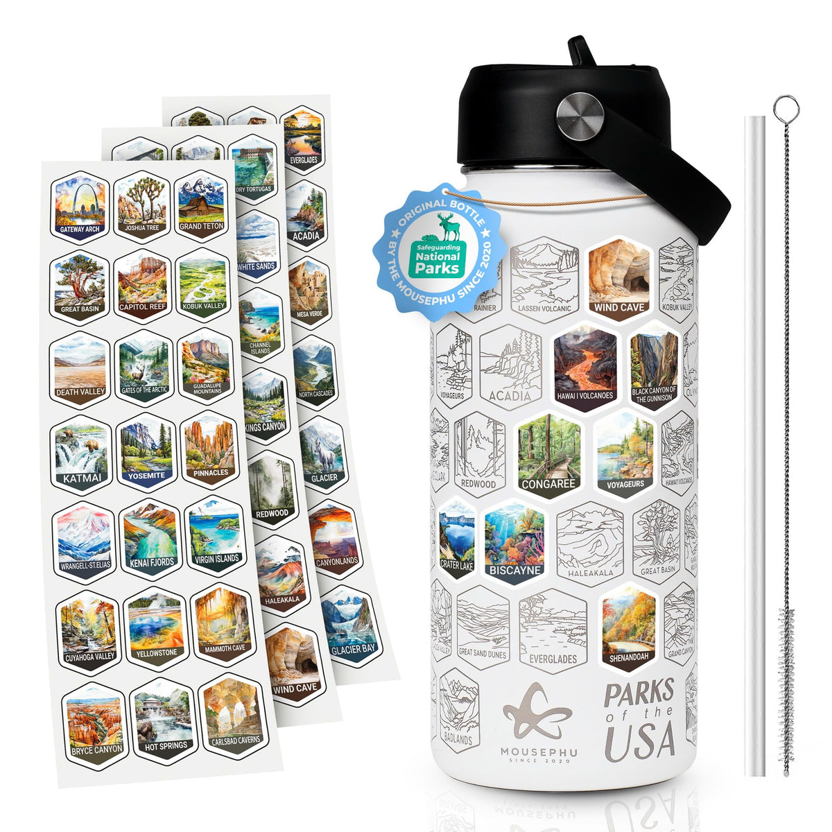 Mousephu bottle body in 316 stainless steel for durable coastal and outdoor use
